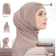 Hijab Husna By Sugih Jaya Arzetti Inara Plus Inner Non Pad Bahan Jersey Premium By BILQEEZ STORE