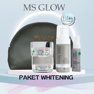 MS GLOW PAKET WHITENING ORIGINAL / MS GLOW WHITENING SERIES FREE POUCH