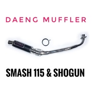 DAENG Motorcycle Exhaust Muffler for Smash 115 and Shogun / SYM / EURO / WAVE 100 / XRM 110 (Big Elb