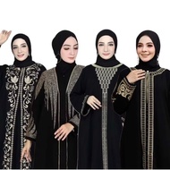 Beautiful and Elegant EXCLUSIVE Syarugui Embroidered ABAYA Dress Abaya Dubai Exclusive Abaya Sulam E