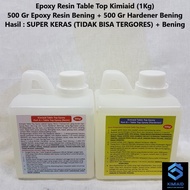 Epoxy Resin Table Top - 1 Kg - Epoxy Resin Meja Table Top - Epoxy Resin Bening - Resin Meja Kayu - K