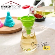 Masterhome Portable Folding Silicone Funnel | Silicone WATER FUNNEL | Silicone Oil Funnel