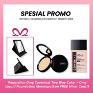 Arjuna PACKAGE OMG TWO WAY CAKE & OMG LIQUID FOUNDATION (BEDAK + FOUNDATION) KT5