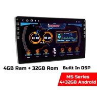 Mohawk MS Series 4+32 GB Built in DSP 4G QLED Car Android Add O 360 Camera Player