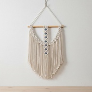 Tassels Evil Eye Wall Hanging Handmade Evil Eye Tapestry Easy to Hang for Bedroom