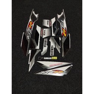 Striping sticker f1zr fizr 2002 black white striping f1zr fizr 2002 white black