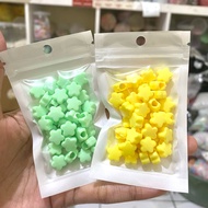 4mm hole milk flower beads | Flower-shaped beads