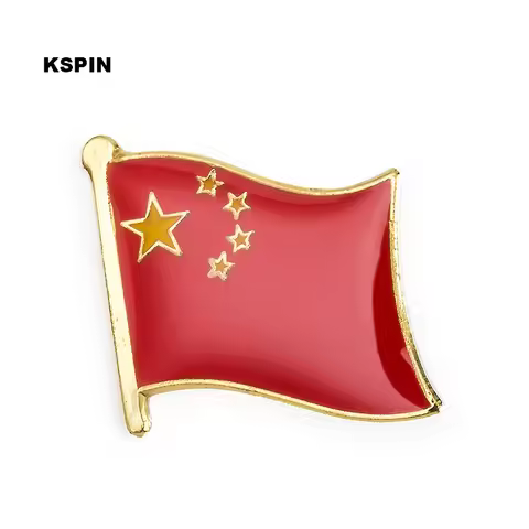China Flag Badge Brooch Natinal Lapel Pins Flag Lapel Pins Country Flag Badge