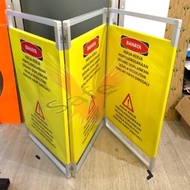 VSAFEMKT Lift Barriecade maintenance PVC plastic barrier hoarding cover