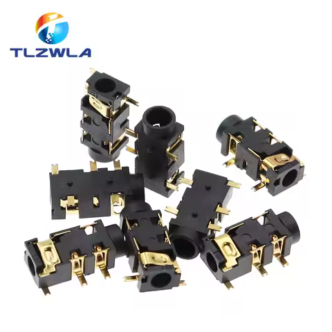 20PCS 3.5mm Headphone Jack PJ-327A PJ327A PJ-327 Audio Jack 5 Pin SMD SMT MP3 Accessories PJ-327A Hi