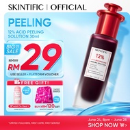 SKINTIFIC 12%AHA BHA PHA LHA Intensive Peeling Solution Serum muka Whitening Essence Brightening Dar