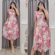 [ INSUN ] LETTI SET | 2IN1 TOP SKIRT FLOWER WOMEN 2 piece set women 2 piece set women skirt
