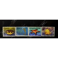 [STAMP] （S210) 4v Stamp Week / Marine Life (Series V) 2001(10th Nov) - USED - SET