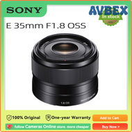 AVBEX SONY E 35mm F1.8 OSS APS-C Micro Single Camera Lens Portrait Large Aperture For ZVE10 A6400 A6600 A6000 Sony 35 1.8 SEL35F18 SAOPV