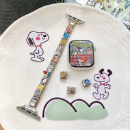 Hot Kangkangs Original Snoopy Birthday Module Bracelet Compatible Iwatch98S10Se Apple Watch DIY Str