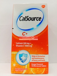 CalSource Calcium 260MG + Vitamin C 1000MG Effervescent 10S