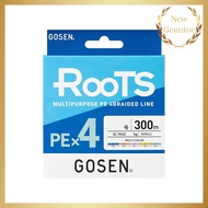 Gosen Roots PE×4 Multicolor 300m Size 0.5