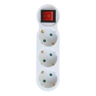 HL 250V16A Wall 3 Jack Outlet Power Adapter Socket Wall Plug Socket