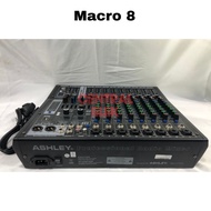 mixer audio ashley macro8 / ashley macro 8 channel original