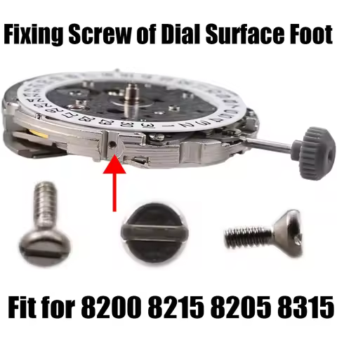 Fixing Screw of Dial Surface Foot For original 8200 8215 8315 8205 Movement of Watch Movement Access