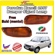 Perodua Kancil Petak 1997 Bumper Lamp Assy(YELLOW) - Signal lamp - Include BULB & SOCKET -Lampu Sign