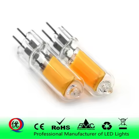 6W 9W 12W G4 LED COB Bulb 220V Glass LED G4 Light bulb 360 Beam Angle Replace 30W 40W 60W Halogen La