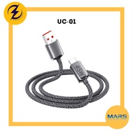 Mars cable (UC-01) , Fast Charging Data Cable , USB TO TYPE-C , 1-Year Warranty