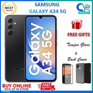 Samsung GALAXY A34 5G || 8GB + 128GB Local Set &amp; 8GB+256GB Export Set || Brand New Sealed Set 1 YEAR WARRANTY FROM SAMSUNG, EXPORT SET 6 MONTH SHOP WARRANTY  || WITH GIFT!!!