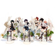 Anime Figures Genshin Impact Kaedehara Kazuha Shikanoin Heizou Wanderer Scaramouche Xiao Venti Wings Stand Model Plate Desk Decor Standing Fans Gifts