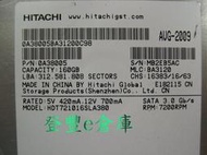 【登豐e倉庫】 YF616 Hitachi HDT721016SLA380 160G SATA2 硬碟
