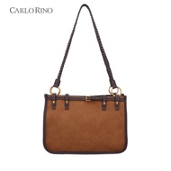 Carlo Rino Brown Alessia Shoulder Bag