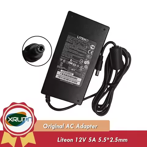Original Liteon PA-1600-2A-LF 12V 5A 60W 5.5x2.5mm AC Power Adapter For CISCO Webex DX80 DX70 Video 
