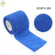 Self Adhesive Sports Wrap Bandage Breathable Cohesive Bandage Wrap Roll High Elasticity Self-Adheren