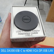 ( NEW-SEAL ) Dell DA310 Adapter - Genuine USB C to HDMI/VGA/DP/USB-C/USB-A/LAN HUB