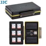 JJC 3-in-1 Camera Battery Case with USB 3.0 Card Reader SD Card Slot for Canon LP-E6 LP-E6N LP-E6Nh 