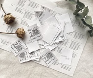 簡約郵票Memo Pad