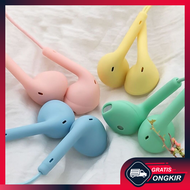 Gratis Ongkir - Headset Macaron  U19 Extra Bass / Wired Earphone U19 Color Macaron