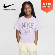 Nike Girls Sportswear Graphic Star Tee - Doll