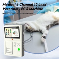 A6-12 Veterinary ECG Machine 6 Channel 12 Lead Veterinary ECG Machine With ECG Cable And Electrode F