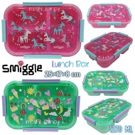 There is - Smiggle Lunch Box with Dividers Smiggle Lunch Box with Unicorn Dinosaur Car /