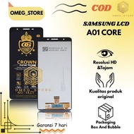 LCD G0LDEN CR0WN SAMSUNG GALAXY A01 CORE / TOUCHSCREEN SAMSUNG A01 CORE A013 ORIGINAL FULLSET NEW