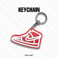 SHOES 8G RED WHITE KEYCHAIN 3D PRINT