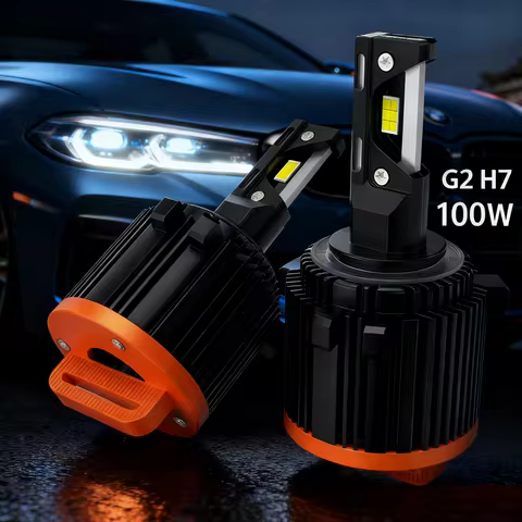 H15 LED Headlight Bulbs G2 H7 LED For Golf 6 MK3 Canbus 7535 CSP Lamps H15 High Low Beam Car DRL for