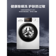 [One-Click Mite Removal] Panasonic Official Flagship Store 8kg Fully Automatic Household Drum Washin