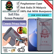 Vivo Y29s/Y29t/Y04/Y29/Y39/Y19s Pro/Y28s/Y38/Y18/Y16/Y17/T1x Ceramic Privacy Matte Screen Protector