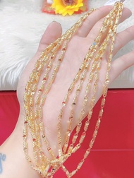 Dây Chuyền Nữ Mạ Vàng 18k Đốt Tre Xinh Đẹp - Dễ Phối Thời Trang - Hàng Xuất Khẩu - Y Vàng Thậ.t - B