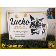 ✘∈☒DYD ℠ • Ceramic Tiles Pet Lapida / Memorial Marker / Personalized Marker - 30cm x 40cm