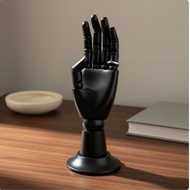 [mfnpqcn] SiaBiced Articulated Hand Stand Black Articulated Hand Model Flared Base