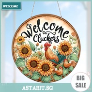 Acrylic 2D Flat DIY Special Shape Hanging Diamond Art Kits Diamond Art Pendant