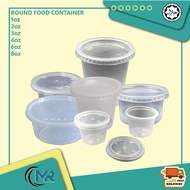 ROUND FOOD CONTAINER | BEKAS DADIH | SAUCE | 1oz/2oz/3oz/4oz/6oz/8oz